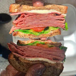 Pastrami sandwich