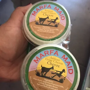 The cheese I came in search for! They had Lavender&amp;Fennel, Basil&amp;Garlic, and Sun-dried tomato.