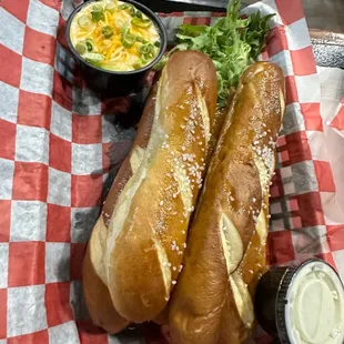 Pretzels with Beer Cheese