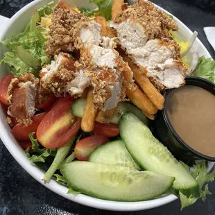 Crispy Chicken Salad