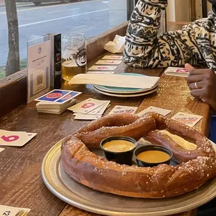 Pretzel &quot;appetizer&quot; and games!