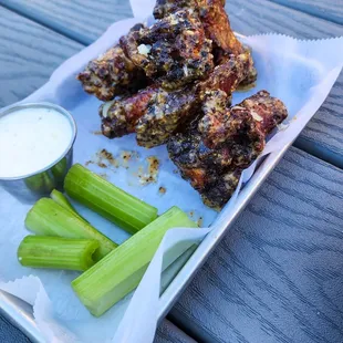 Garlic parmesan wings