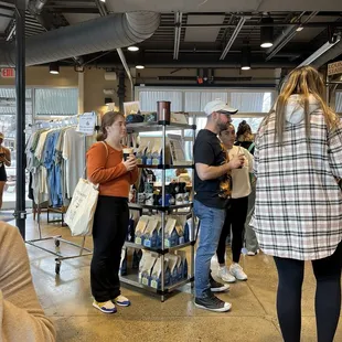 Merch &amp; Seating Area