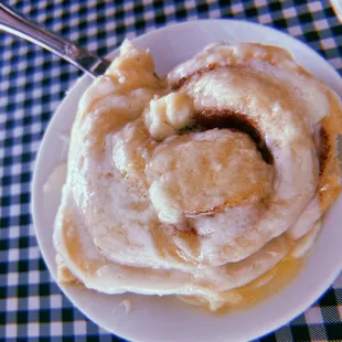 Homemade cinnamon roll
