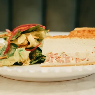 a sandwich and a salad