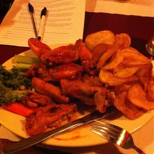 a plate of food on a table