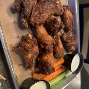Garlic Parm wings