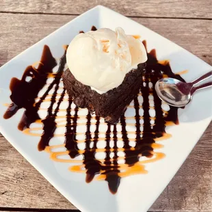 Brownie &amp; ice cream