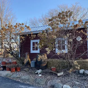 the front of the house