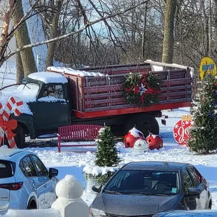 Festive decoration outside