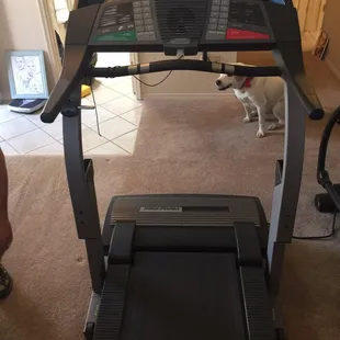Love the treadmill we found there. Gym quality &amp; size.