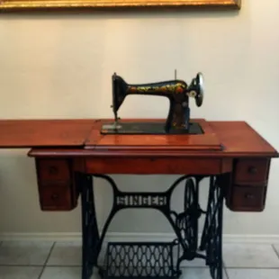 Singer sewing machine for my sis-in law.