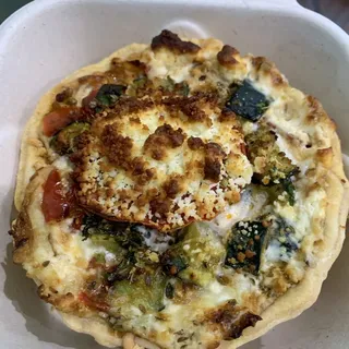 Veggie and goat cheese