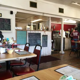 sushi and sashimi, interior