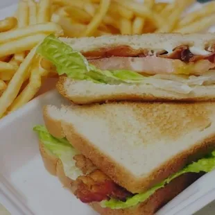 BLT and fries to go