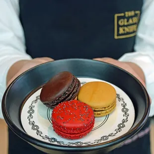Classic French Macarons offered in a variety of flavors.