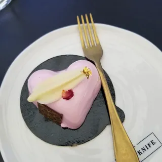 Strawberry Cheesecake Heart Pastry