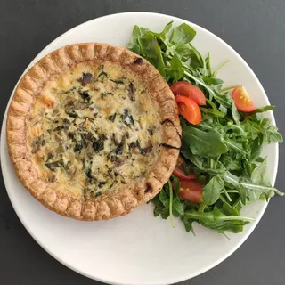 Spinach Mushroom Quiche