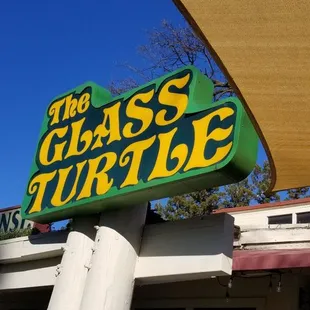 the entrance to the restaurant