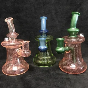 Hand blown CFL and UV hand blown rigs out of Orange County by local artist Kenta K