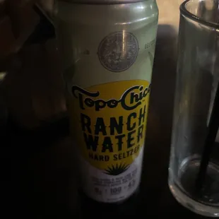 a can of ranch water