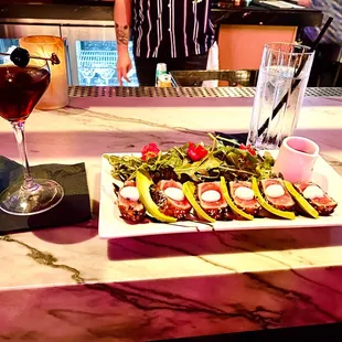 Delicious seared ahi tuna.