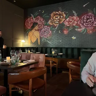 interior, sushi and sashimi