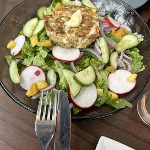 Crab Cake Salad