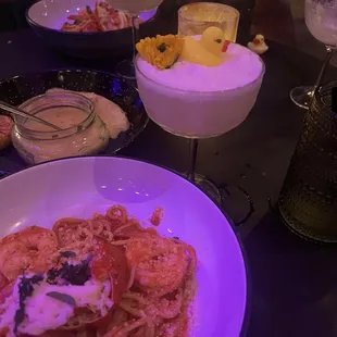 Spicy Ragatoni Pasta Seafood Pasta