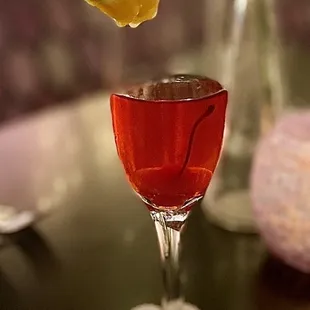 Spiced Apple Cranberry refresher.