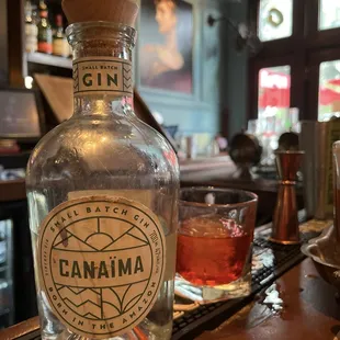 Negroni based on the best gin Canaima!