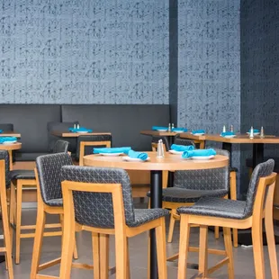 interior, sushi and sashimi