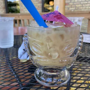 Easter Island Gnome: kraken, rum haven, with flavors of pineapple, mango, and coconut. So tropical!