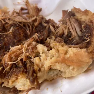 don&apos;t order it the pork meat is dry looks like they add water to meat to make it moist but then it makes the bun so soggy