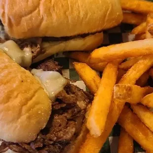 Philly and fries