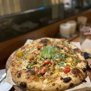 Hatch Chili Honey Chicken Pizza