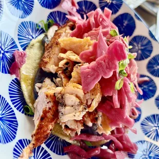 Blackened Salmon Tostada