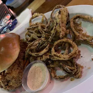 Side of onion rings