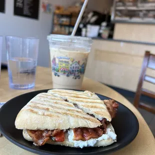 the goat and Cold press latte