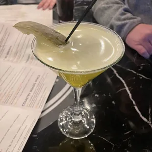 Pickle martini