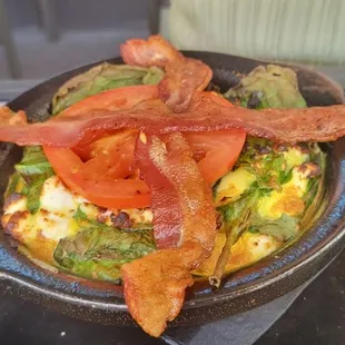 Spinach and Goat Cheese Frittata