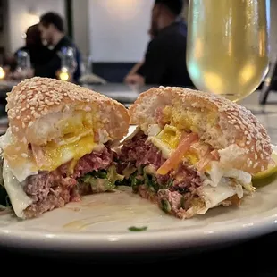 The Burger ($14) add egg.