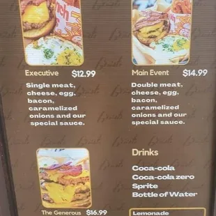 The Burger Goat * Food Truck Menu