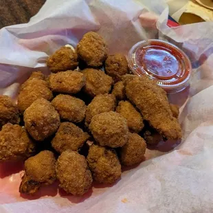 Fried mushrooms