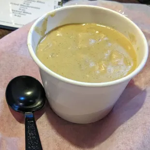 Chicken curry soup