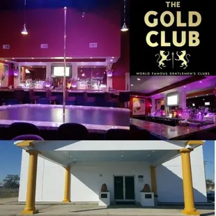 the front and back of the building