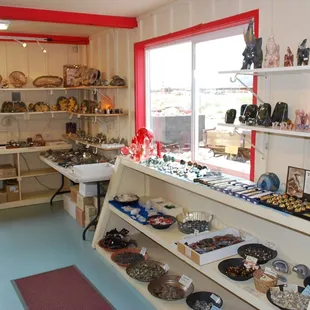 Shop interior (front - west end).