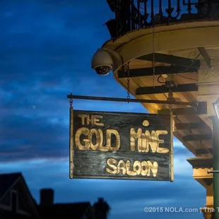 Entrance to business at corner of Dauphine &amp; St. Peter Street, French Quarter