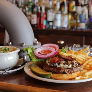 Gold Pan Burger &amp; French Onion Soup