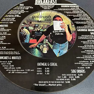 breakfast menu